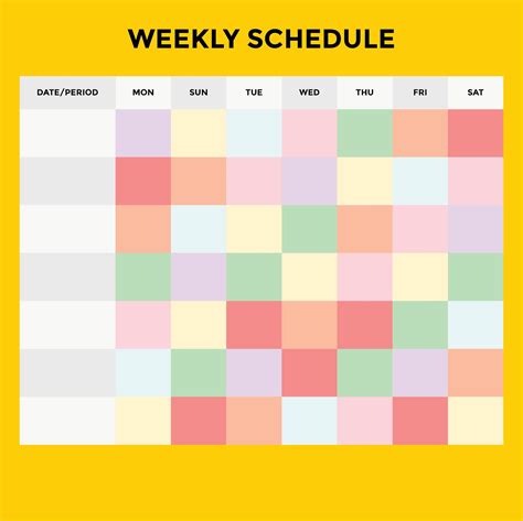 Schedules .